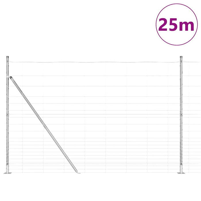 Gard de teren 1.6x25 m din oțel galvanizat - WALTI WALTI