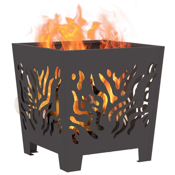 Cuptor de foc Negru 40 x 40 x 40 cm Oțel - WALTI WALTI