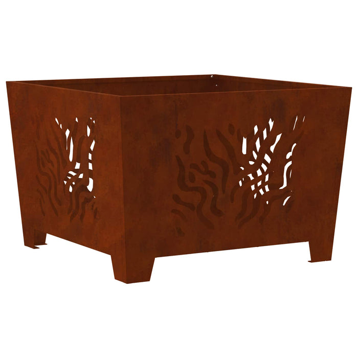 Cuptor de foc Maro 60 x 60 x 40 cm Oțel rezistent la intemperii WALTI