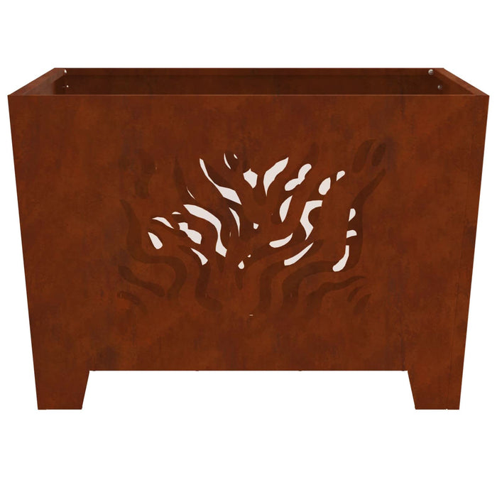 Cuptor de foc Maro 60 x 60 x 40 cm Oțel rezistent la intemperii WALTI