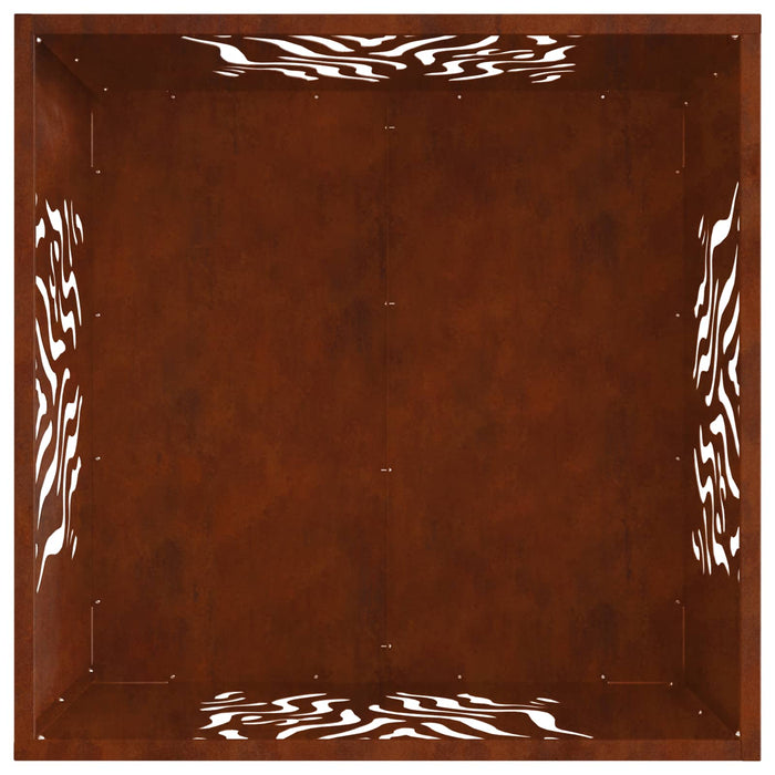 Cuptor de foc Maro 60 x 60 x 40 cm Oțel rezistent la intemperii WALTI