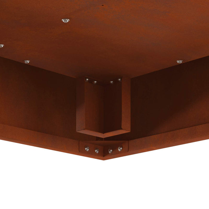 Cuptor de foc Maro 60 x 60 x 30 cm Oțel rezistent de intemperii - WALTI WALTI