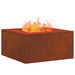 Cuptor de foc Maro 60 x 60 x 30 cm Oțel rezistent de intemperii - WALTI WALTI