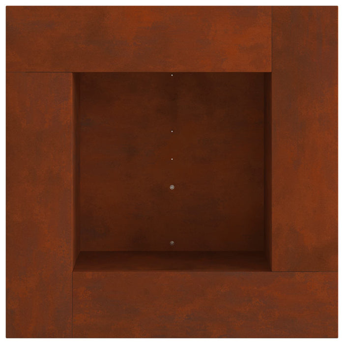 Cuptor de foc Maro 60 x 60 x 30 cm Oțel rezistent de intemperii - WALTI WALTI