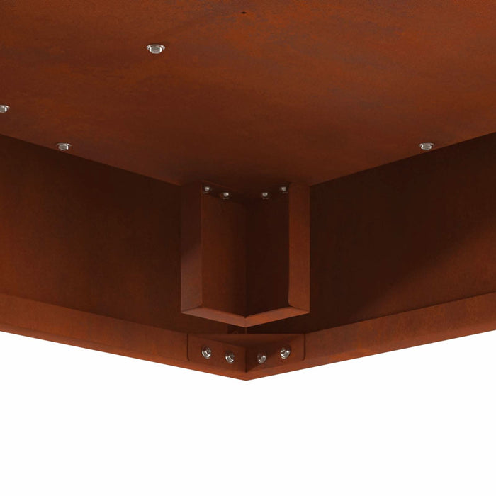 Cuptor de foc Maro 80 x 80 x 40 cm Oțel rezistent de intemperii - WALTI WALTI