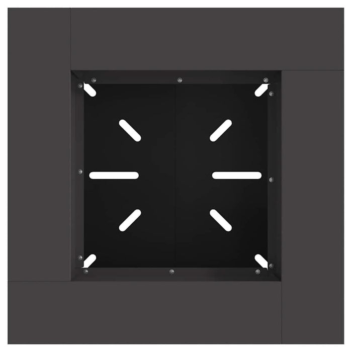 Cuptor de foc Negru 60 x 60 x 50 cm Oțel - WALTI WALTI