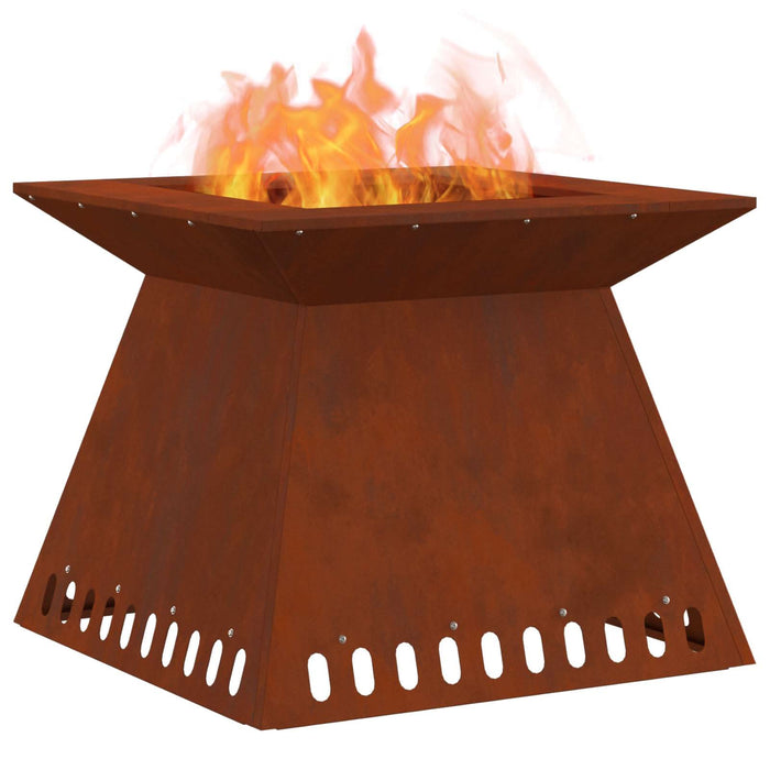 Cuptor de foc Maro 60 x 60 x 50 cm Oțel rezistent de intemperii - WALTI WALTI