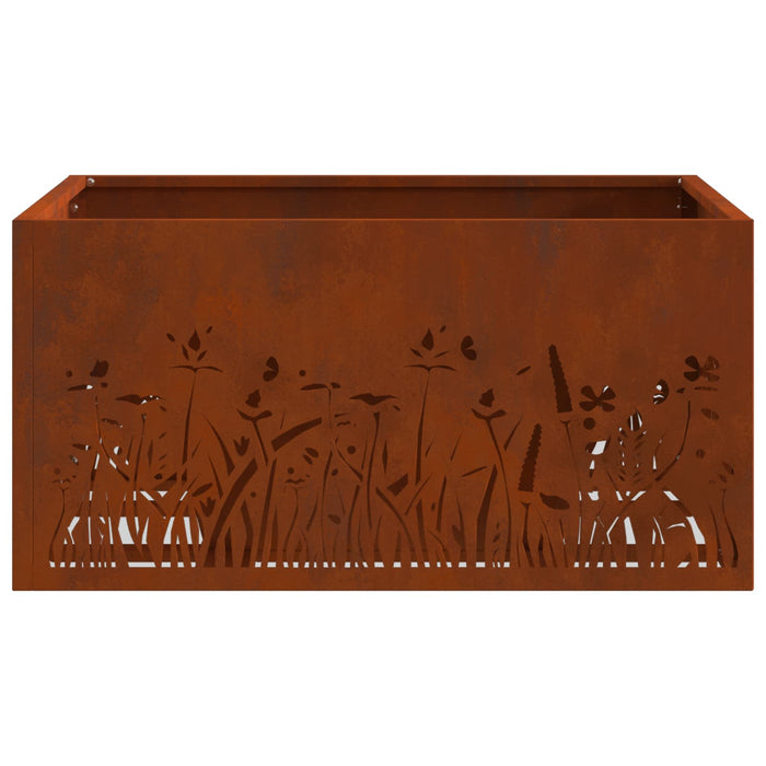 Cuptor de foc Maro 60 x 60 x 30 cm Oțel rezistent de intemperii - WALTI WALTI