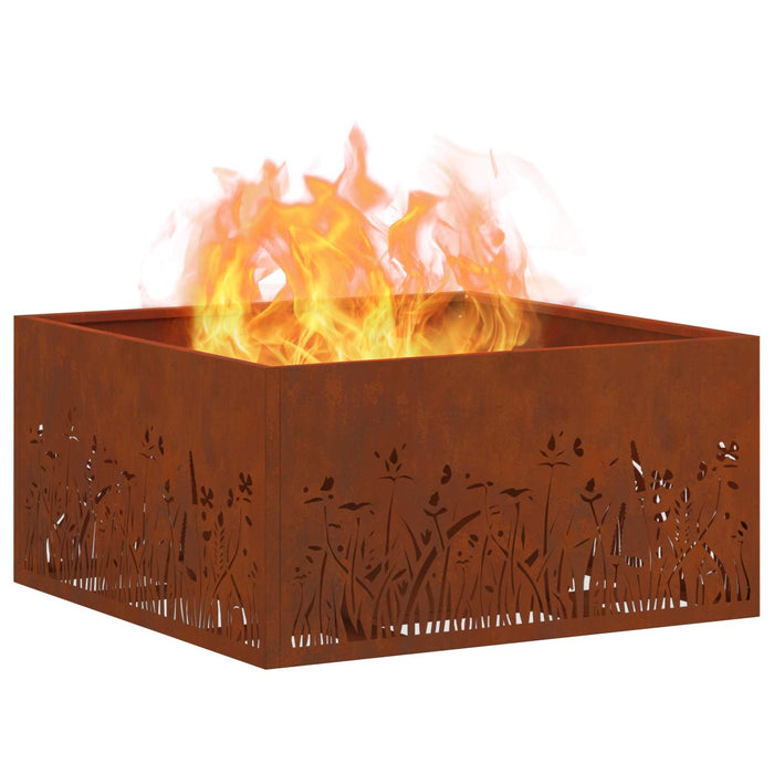 Cuptor de foc Maro 60 x 60 x 30 cm Oțel rezistent de intemperii - WALTI WALTI