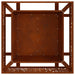 Cuptor de foc Maro 80 x 80 x 30 cm Oțel rezistent de intemperii - WALTI WALTI
