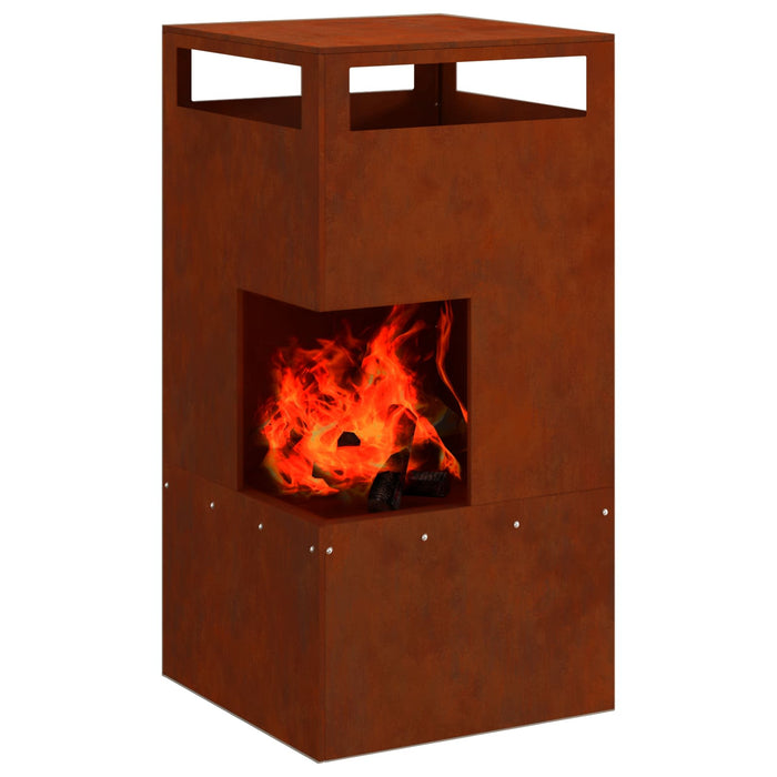 Cuptor de foc Maro 50 x 50 x 100 cm Oțel - WALTI WALTI