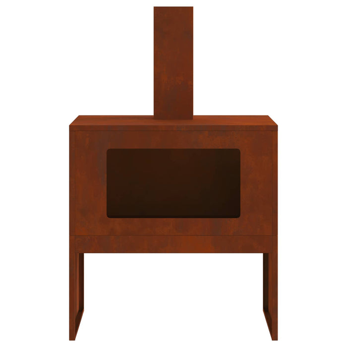 Cuptor de foc Maro 60 x 40 x 96 cm Oțel rezistent de intemperii - WALTI WALTI