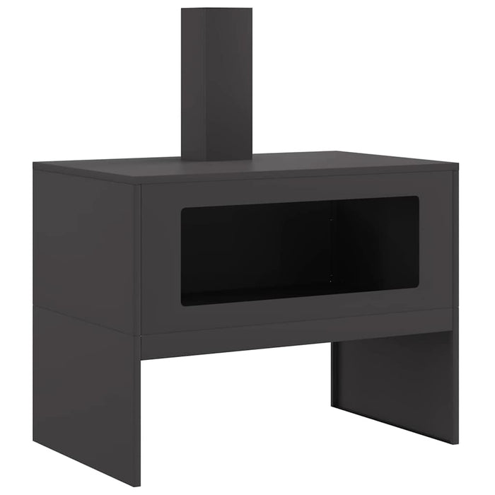 Cuptor de foc Negru 80 x 50 x 96 cm Oțel laminat la rece - WALTI WALTI
