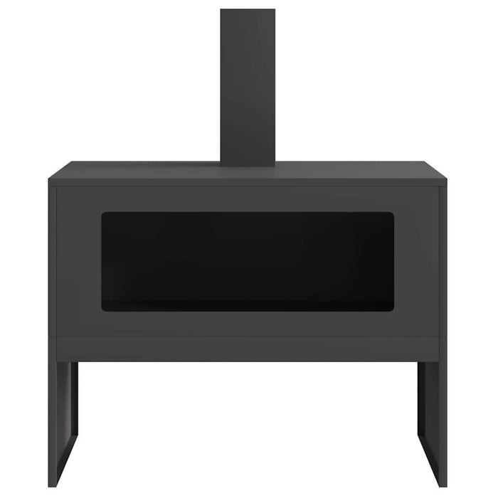 Cuptor de foc Negru 80 x 50 x 96 cm Oțel laminat la rece - WALTI WALTI