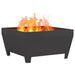 Cuptor de foc Negru 80 x 80 x 43 cm Oțel - WALTI WALTI