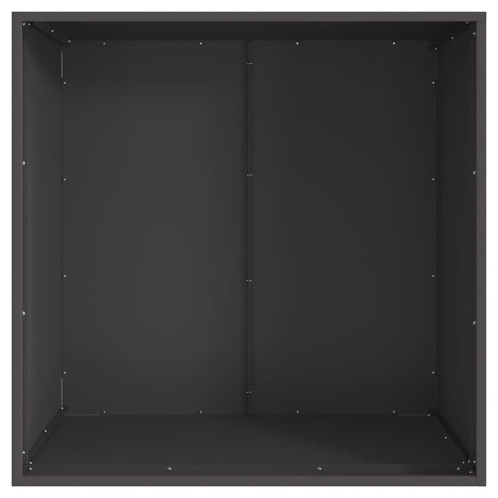 Cuptor de foc Negru 80 x 80 x 43 cm Oțel - WALTI WALTI
