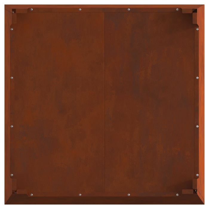 Cuptor de foc Maro 80 x 80 x 43 cm Oțel rezistent de intemperii - WALTI WALTI