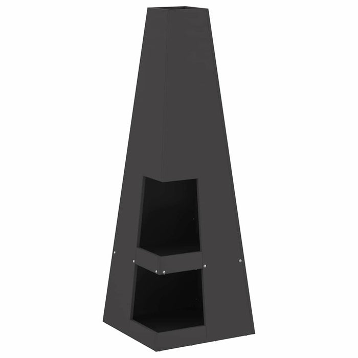 Cuptor de foc Negru 35 x 35 x 100 cm Oțel - WALTI WALTI