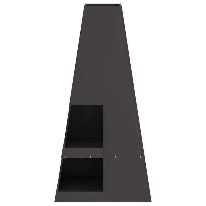 Cuptor de foc Negru 50 x 50 x 100 cm Oțel - WALTI WALTI