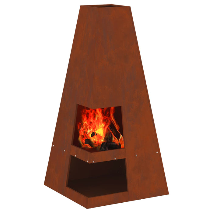 Cuptor de foc Maro 50 x 50 x 100 cm Oțel - WALTI WALTI