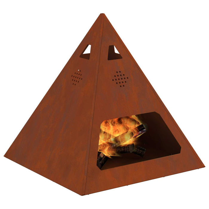 Cuptor de foc Maro 50 x 50 x 51 cm Oțel rezistent de intemperii - WALTI WALTI