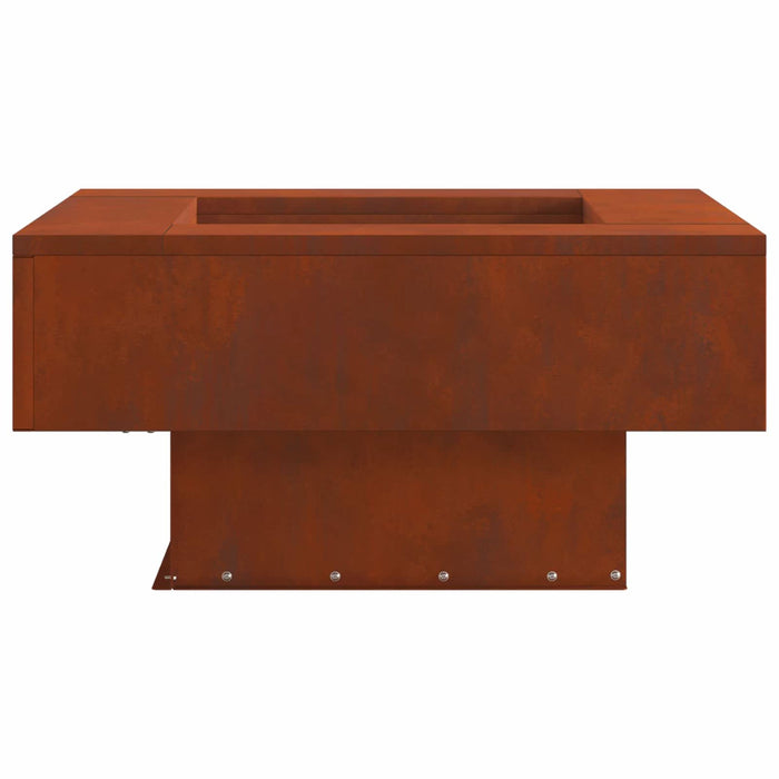 Cuptor de foc Maro 60 x 60 x 30 cm Oțel rezistent de intemperii - WALTI WALTI