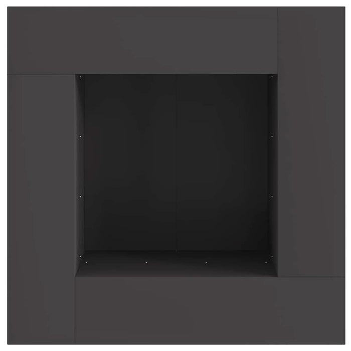 Cuptor de foc Negru 80 x 80 x 40 cm Oțel - WALTI WALTI