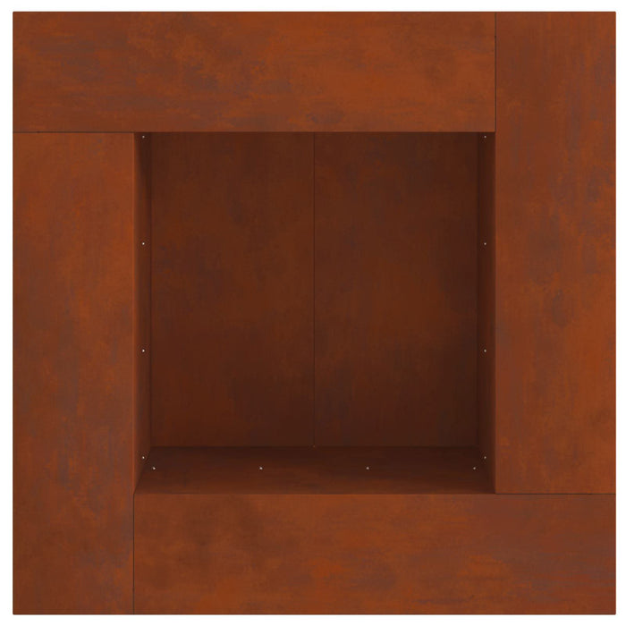 Cuptor de foc Maro 80 x 80 x 40 cm Oțel rezistent de intemperii - WALTI WALTI