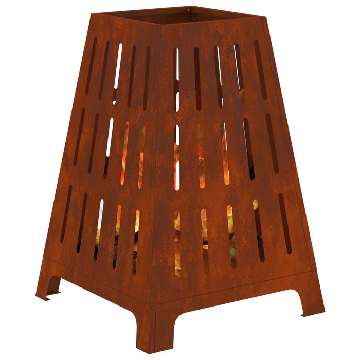 Cuptor de foc Maro 50 x 50 x 70 cm Oțel rezistent de intemperii - WALTI WALTI