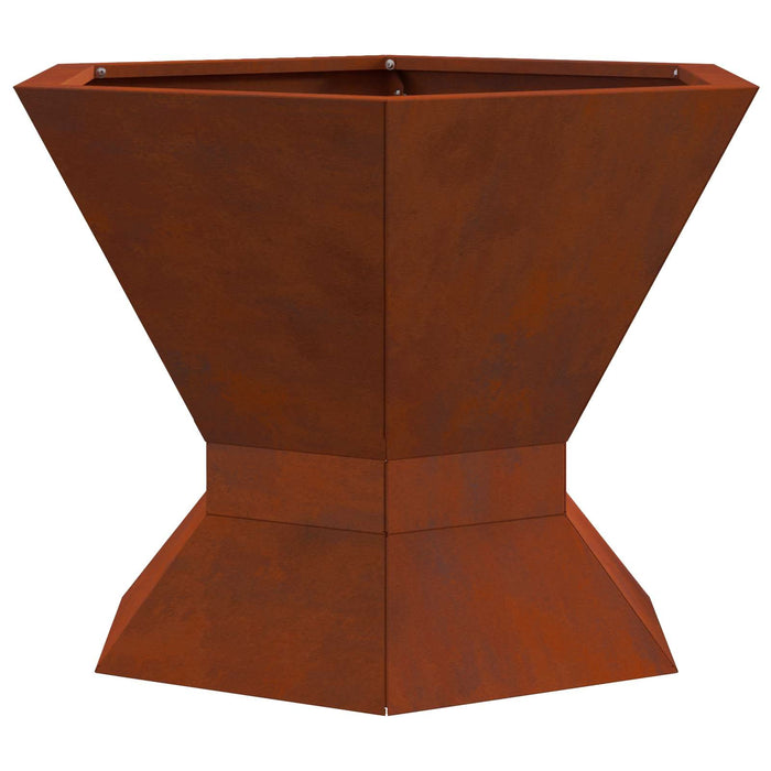 Cuptor de foc Maro 50 x 50 x 40 cm Oțel rezistent de intemperii - WALTI WALTI