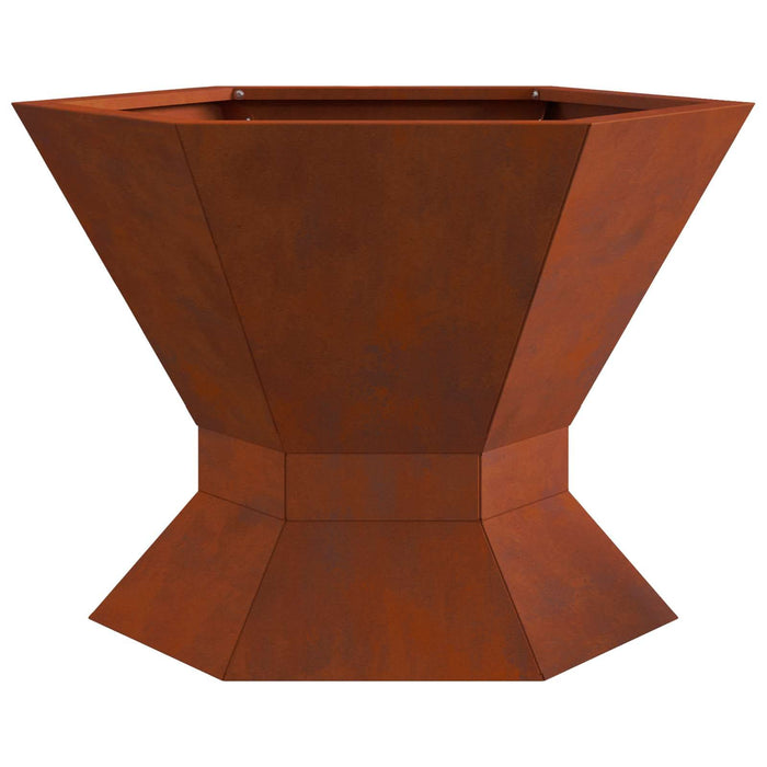Cuptor de foc Maro 50 x 50 x 40 cm Oțel rezistent de intemperii - WALTI WALTI