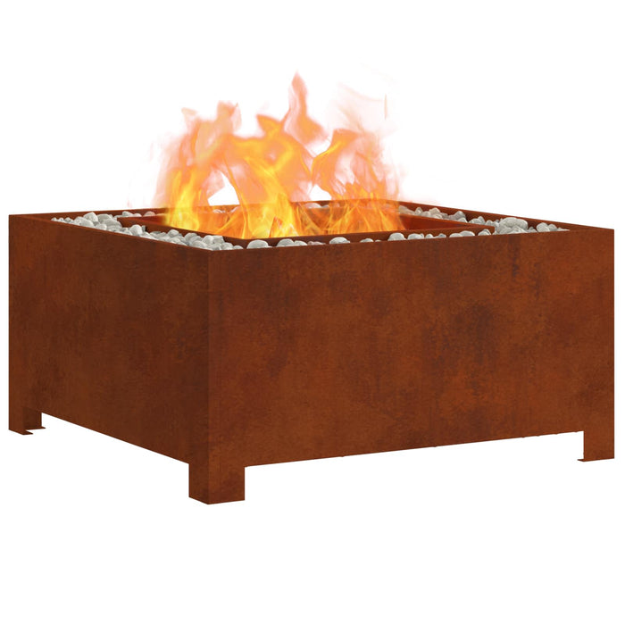 Cuptor de foc Maro 80 x 80 x 40 cm Oțel rezistent de intemperii - WALTI WALTI