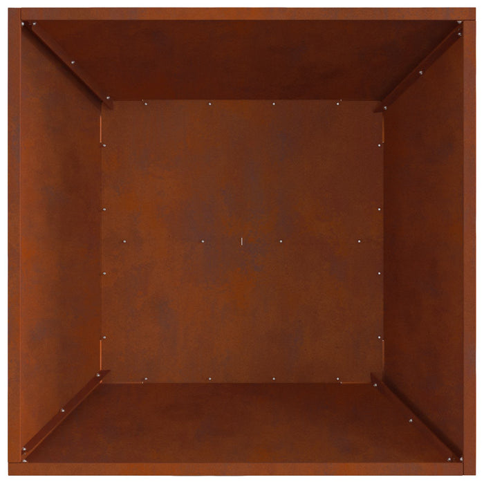 Cuptor de foc Maro 80 x 80 x 40 cm Oțel rezistent de intemperii - WALTI WALTI