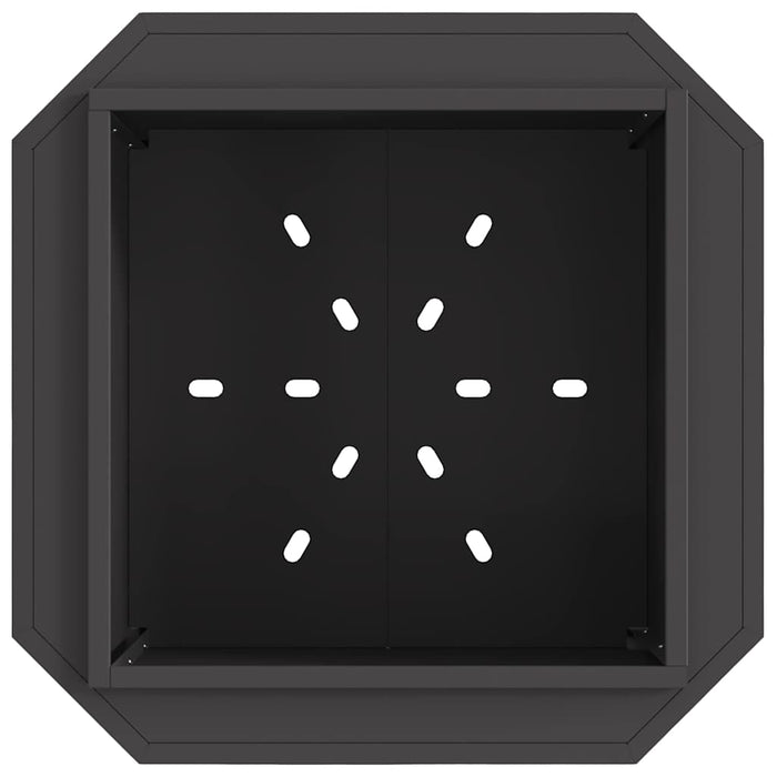 Focar Fără Fum Negru 58 x 58 x 51 cm Oțel laminat la rece - WALTI WALTI