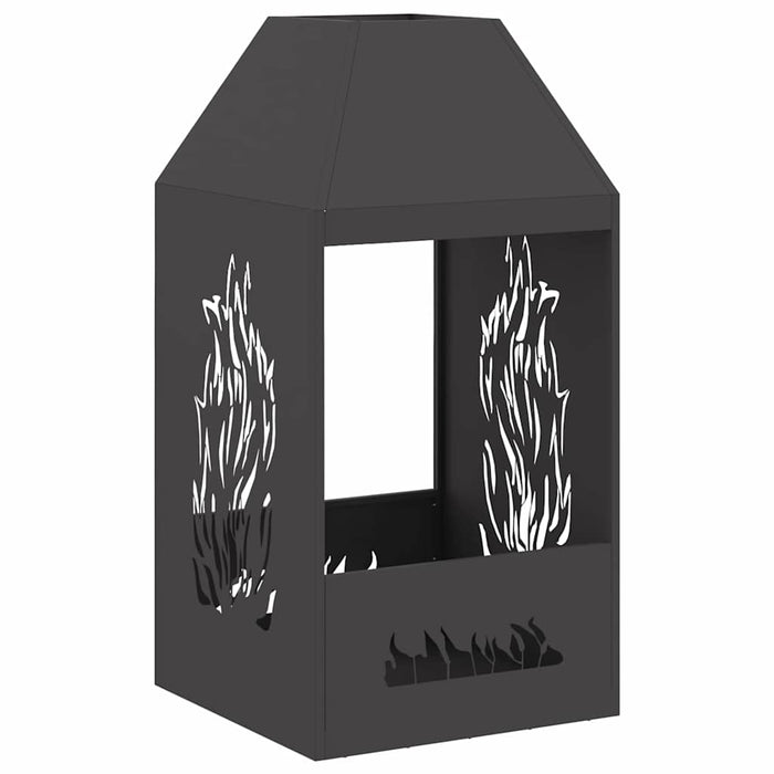 Cuptor de foc Negru 50 x 50 x 100 cm Oțel - WALTI WALTI