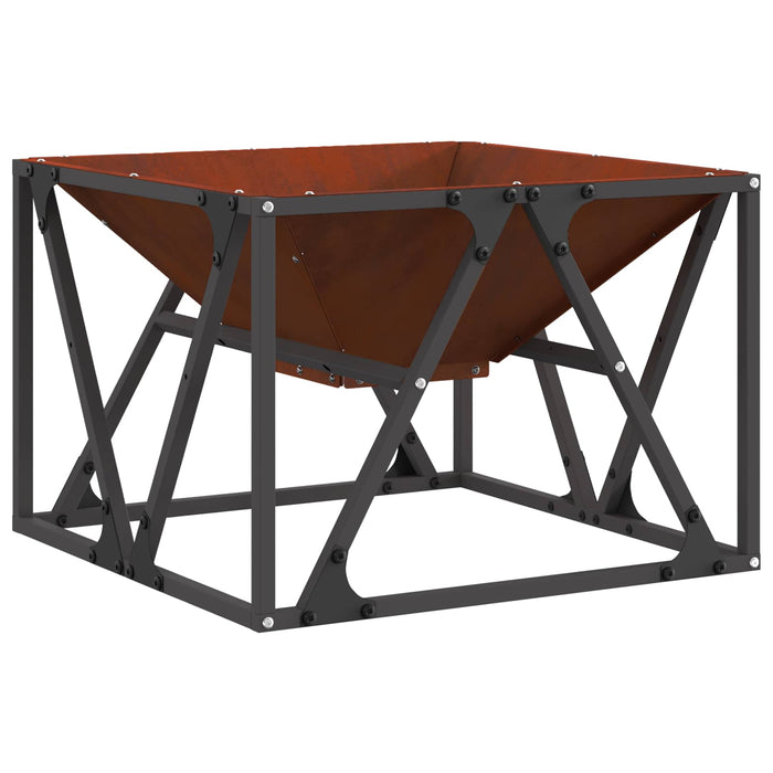 Cuptor de foc Maro 50 x 50 x 35 cm Oțel rezistent de intemperii - WALTI WALTI