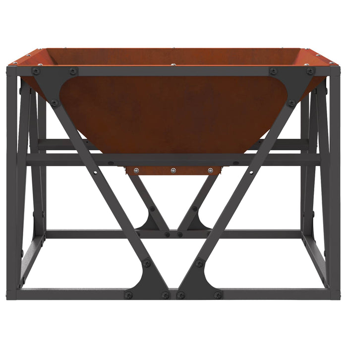 Cuptor de foc Maro 50 x 50 x 35 cm Oțel rezistent de intemperii - WALTI WALTI