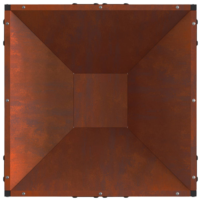 Cuptor de foc Maro 50 x 50 x 35 cm Oțel rezistent de intemperii - WALTI WALTI