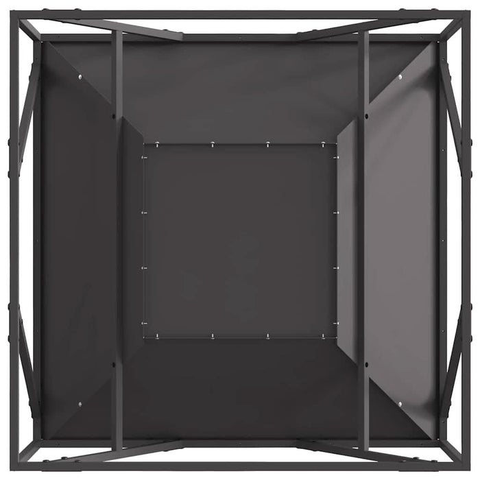 Cuptor de foc Negru 80 x 80 x 40 cm Oțel - WALTI WALTI