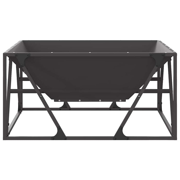 Cuptor de foc Negru 80 x 80 x 40 cm Oțel - WALTI WALTI