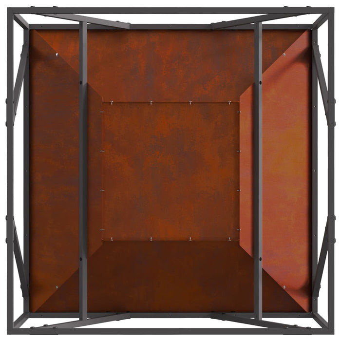 Cuptor de foc Maro 80 x 80 x 40 cm Oțel rezistent de intemperii - WALTI WALTI