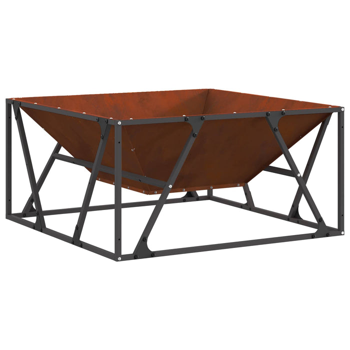 Cuptor de foc Maro 80 x 80 x 40 cm Oțel rezistent de intemperii - WALTI WALTI