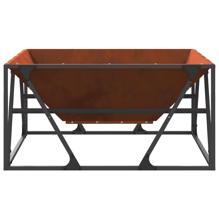 Cuptor de foc Maro 80 x 80 x 40 cm Oțel rezistent de intemperii - WALTI WALTI