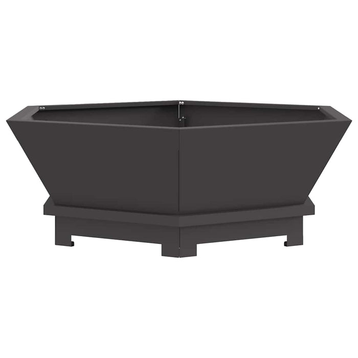 Cuptor de foc Negru 75 x 75 x 28 cm Oțel - WALTI WALTI