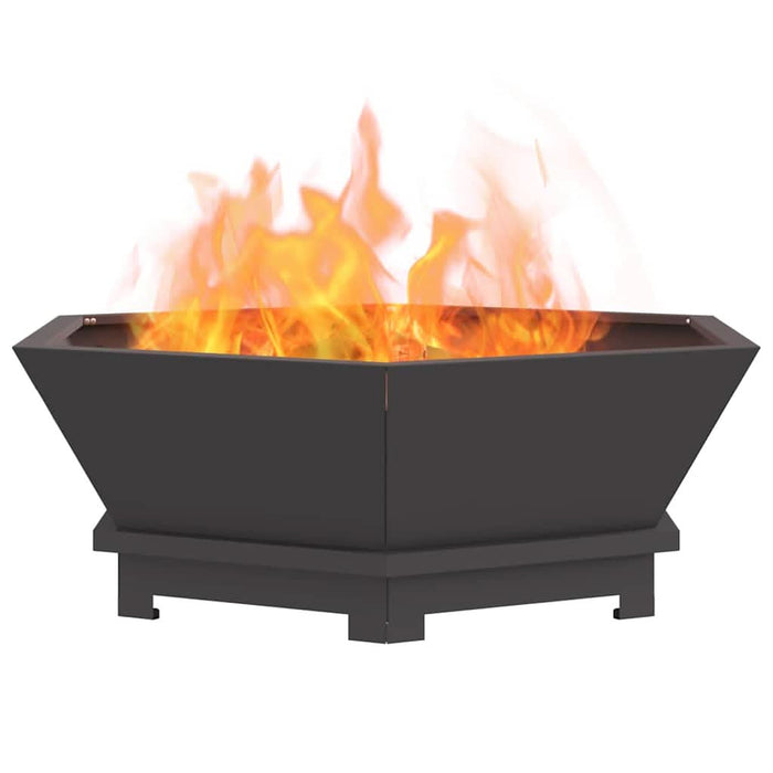 Cuptor de foc Negru 75 x 75 x 28 cm Oțel - WALTI WALTI
