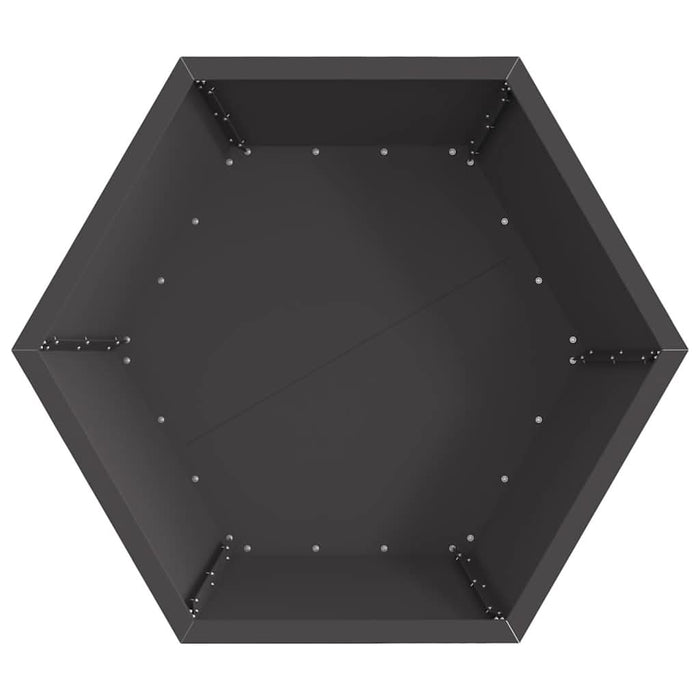Cuptor de foc Negru 75 x 75 x 28 cm Oțel - WALTI WALTI