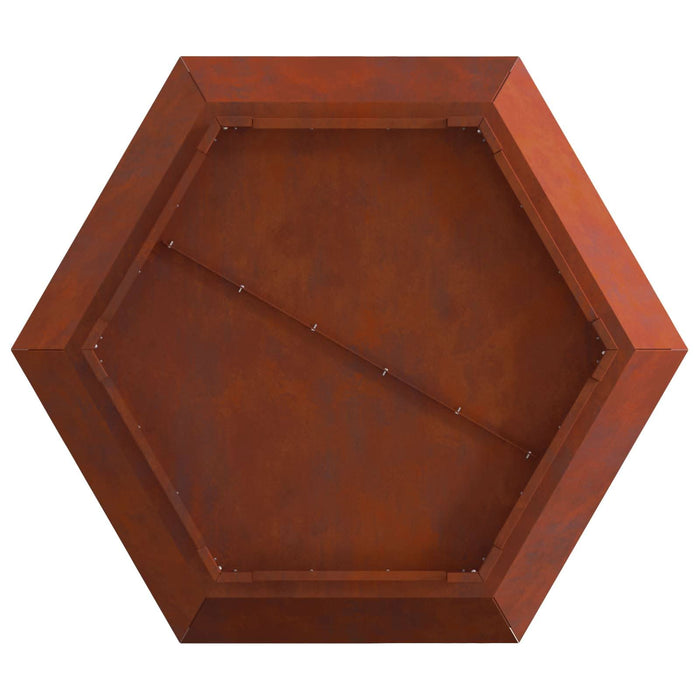 Cuptor de foc Maro 75 x 75 x 28 cm Oțel rezistent de intemperii - WALTI WALTI