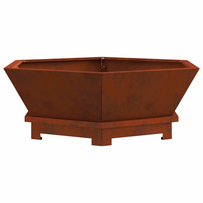 Cuptor de foc Maro 75 x 75 x 28 cm Oțel rezistent de intemperii - WALTI WALTI