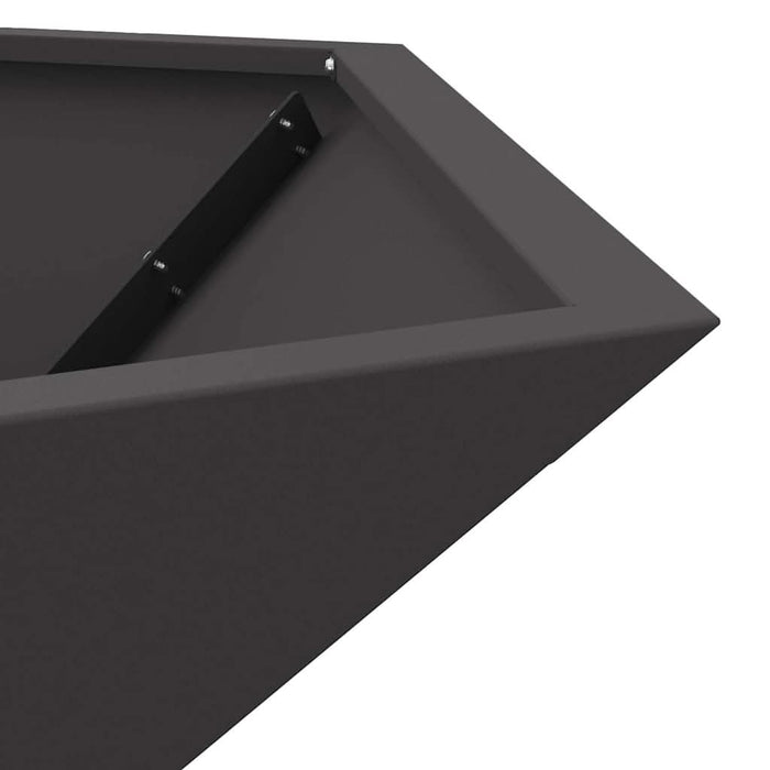 Cuptor de foc Negru 100 x 100 x 28 cm Oțel - WALTI WALTI