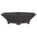 Cuptor de foc Negru 100 x 100 x 28 cm Oțel - WALTI WALTI